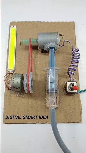 Hydraulic Puli Belt System• Dc Motor | #shorts #dcmotor #dcmotorproject