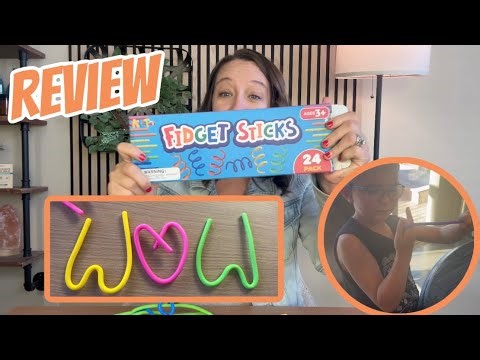 Sensory fidget sticks are perfect for classroom, long car rides, or waiting rooms! Check this out!