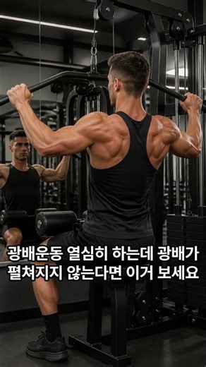 광배운동 열심히 하는데 광배가 펼쳐지지 않는다면 이거 보세요