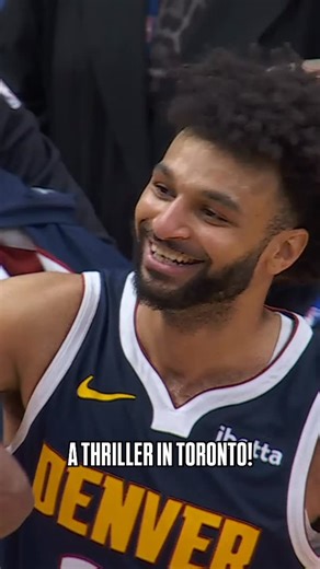 NBA Canada | The Nuggets and Raptors go down to the wire in a THRILLER, with Denver edging out Toronto 106–103 in a tight finish! | Instagram