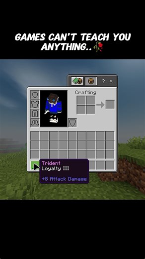 It can teach you anything....🥀 #minecraft
