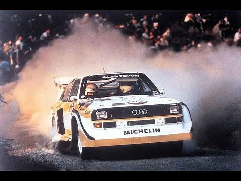 革命的なラリーカー、アウディ・クワトロ in WRC