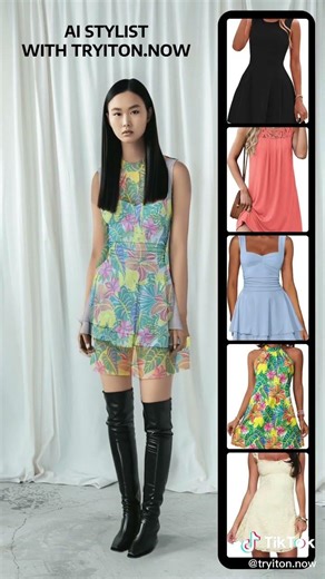 Use our AI stylist in just 5 clicks. See how clothes fit on you before you buy! #fashiontips