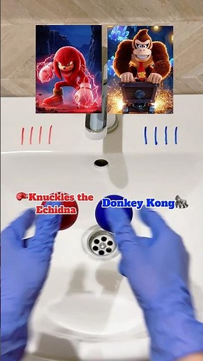 👊 Knuckles 🆚 Donkey Kong 🦍 – Ultimate Strength Showdown!
