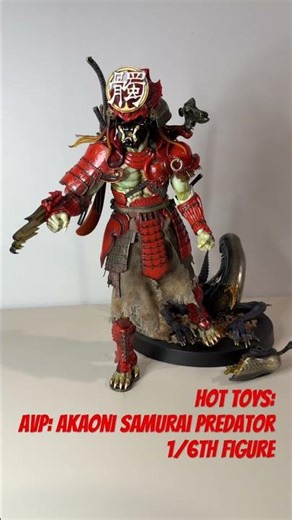 HOT TOYS: AKAONI SAMURAI PREDATOR (AVP): NEW FIGURE preview #hottoys #sixthscale #avp