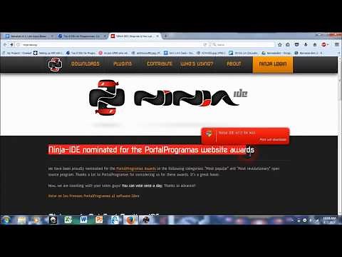 Ninja-ide Tutorial