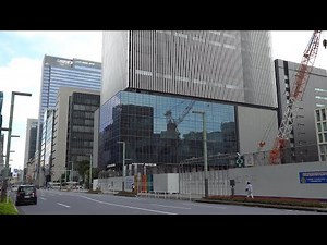 （仮称）TODA BUILDING（戸田建設本社ビル建替え）の建設状況（2022年8月7日）