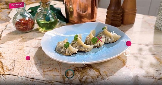Gyozas de boeuf aux herbes de Cyril Lignac