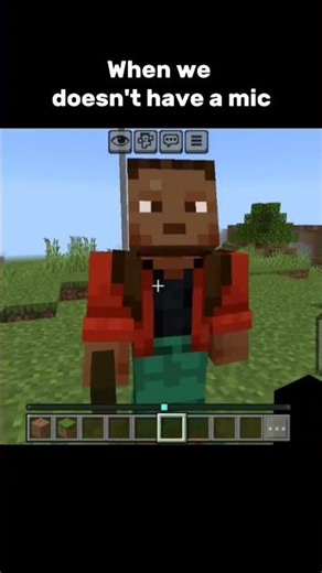 when we can't afford mic #shorts #viral #minecraft #gaming