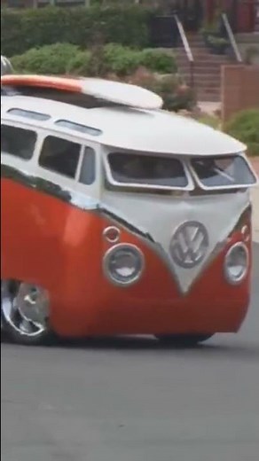 Cartoon Custom VW Bus #shorts