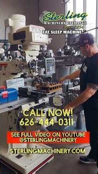 9" x 49" JET Industrial Vertical Milling Machine — Loaded & Ready 🛠️Stock #: PR1005