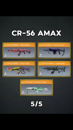 Legendary CR-56 AMAX Skin Showcased in Call of Duty Mobile