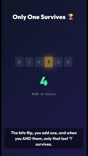 Rightmost Set Bit Trick 🔥 Must Know for Interviews #coding #bitwise #programming #dsa #bit #python