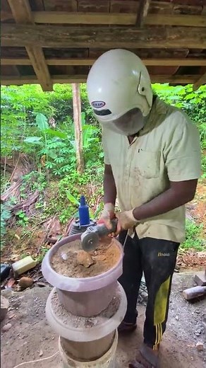 Cutting Hard Quartz Stone with Angle Grinder | Satisfying Rock Cutting