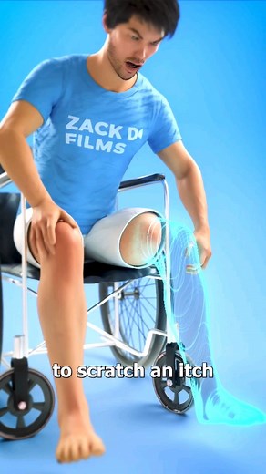 scratch and itch 💀 #funny