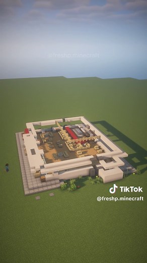 How to build KFC in Minecraft Timelapse - #minecraft #kfc #minecraftbuild #minecraftbuilding