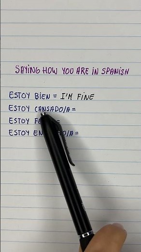 Saying How You Are in Spanish