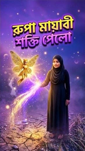 পরীর দেওয়া শক্তি ভালো কাজেই জ্বলে… লোভ আসলেই নিভে যায় 😨#Shorts #BanglaStory #MagicStory #MoralStory