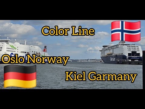 Color line 2day Cruise _Color Magic from Oslo to Kiel . Walking in to the cruise April 2025.