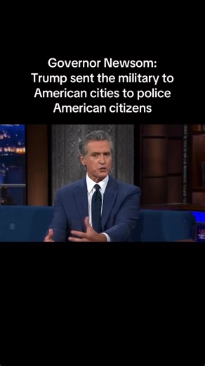 497K views · 37K reactions | Trump’s using American military forces to further his own political agenda rather than protect American citizens. He’s deploying our own military against us. | Governor Gavin Newsom | Facebook