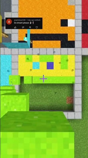 I build dream skin in Minecraft #minecraft #gaming #dream