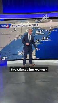 Where will it snow this weekend across the Southeast and how much?