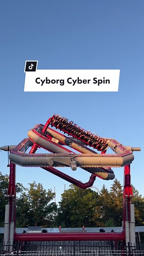 Experience the Thrill of Cyborg Cyber Spin at Six Flags!
