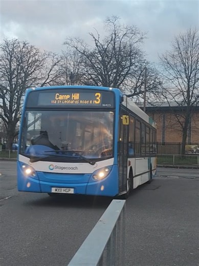 *RECENTLY TRANSFERRED FROM RUGBY* 36425 on the 3 to Camp Hill! #buspotting #foryoupageofficial #fypシ゚ #northampton #stagecoach