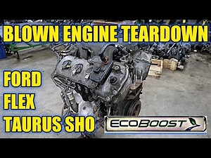 Taurus SHO Flex ECOBOOST 3.5 V6 BAD Engine Teardown! What Killed This Maintained Engine?