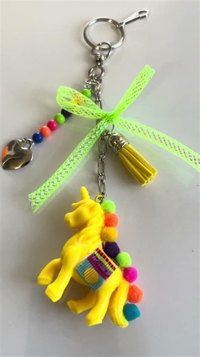 DIY Unicorn Backpack Charms Keychains! If only I could stay out of the Dollar Tree Store. I Can’t !!