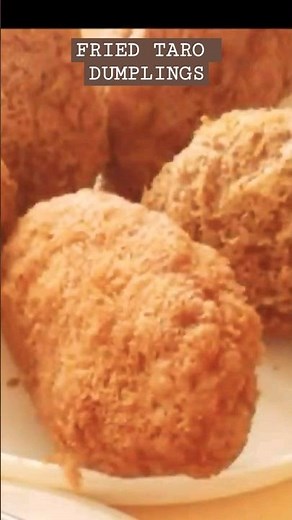 Resep TALAS GORENG ISI / Fried Taro Dumplings Recipe #shorts