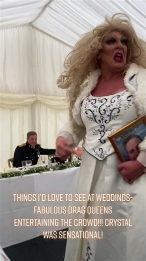 Fun Wedding Entertainment with Cheri Trifle Drag Queen