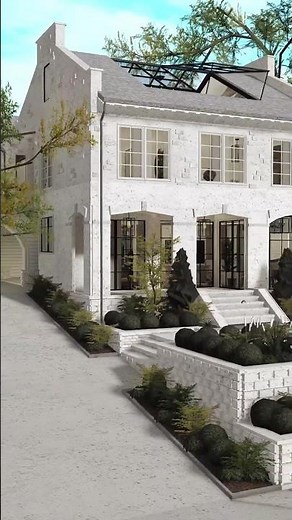 BloxburgTwostorypaintedwhite brick manor home SpeedBuild#bloxburg #welcometobloxburg#bloxburgbuild