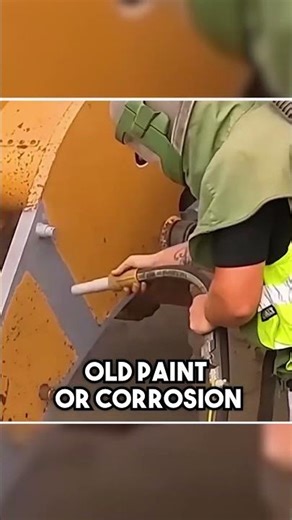 Watch This Sandblaster Machine Work Its Magic #SandblasterMachine #IndustrialPower #MachineInAction