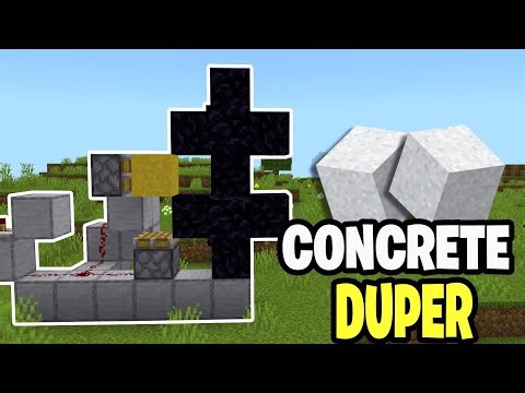 How To Make Concrete Duper In Minecraft Bedrock Edition! - Tutorial