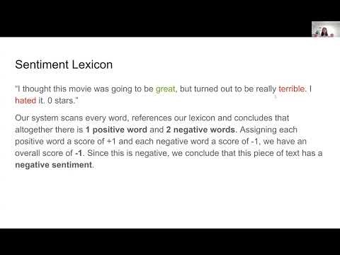 Sentiment Detection in Text (WiCS seminar week 5)