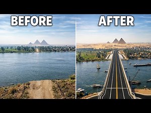 From Foundation to Mega Bridge: Complete Construction Process Over the Nile River