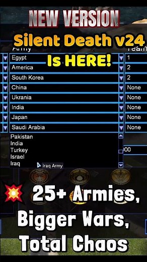 🚨 Silent Death Returns BIGGER Than Ever! 25 Armies | Generals Zero Hour