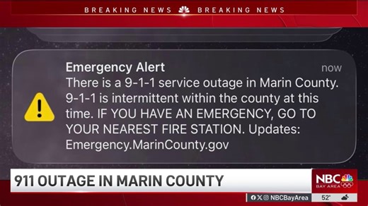 911 outage in Marin County