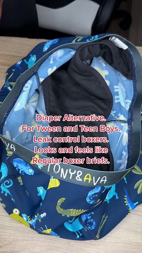 Leak Control Boxers for Tween and Teen Boys