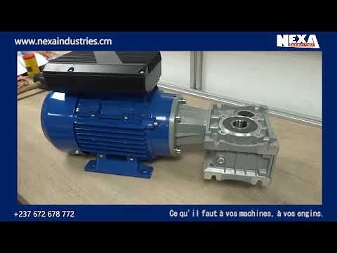 Montage d'un motoréducteur association moteur et réducteur