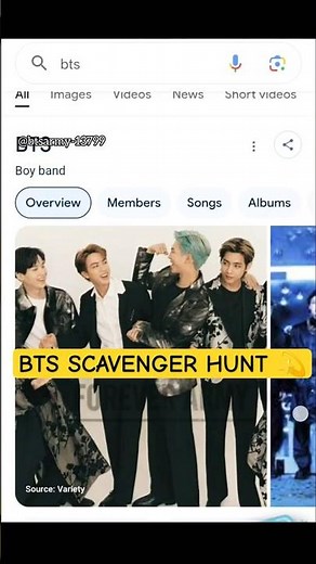 HOW TO FIND BTS GOOGLE SCAVENGER HUNT! 💜 (Step-by-Step) #shorts #bts