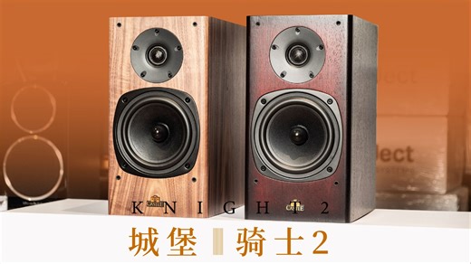 【实拍】城堡骑士Castle Knight 2无源音箱双色对比