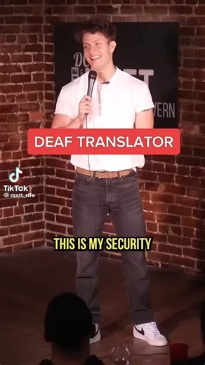 Deaf Translator - Crowd work part 1. | Matt Standup Comedy Fans