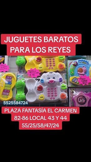 Juguetes baratos para bebés y niños en CDMX