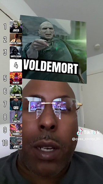 Villain Rank #cuss_creep_tv #jaws #gru #theminions #despicableme #thanos #avengers #marvel #plankton #spongebobsquarepants #darthvader #starwars #gusfring #breakingbad #bowser #supermariobros #thegrinch #drseuss #voldemort #harrypotter