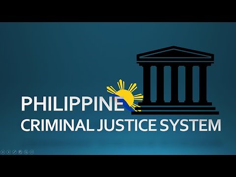PHILIPPINE CRIMINAL JUSTICE SYSTEM//FIVE PILLARS