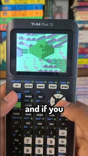 Playing Minecraft on a TI-84 Calculator...
