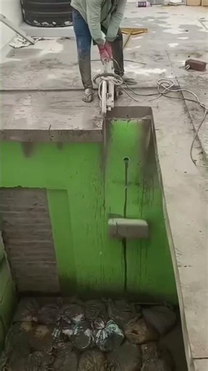 RCC slab cutting machine is a specialized tool used #automobile #excavator #construction