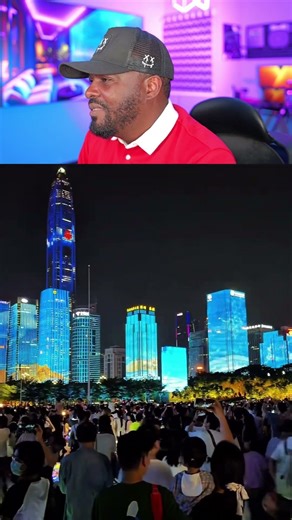 Watch Shenzhen Transform Into This Nightly Spectacle #shorts #travel #amazing